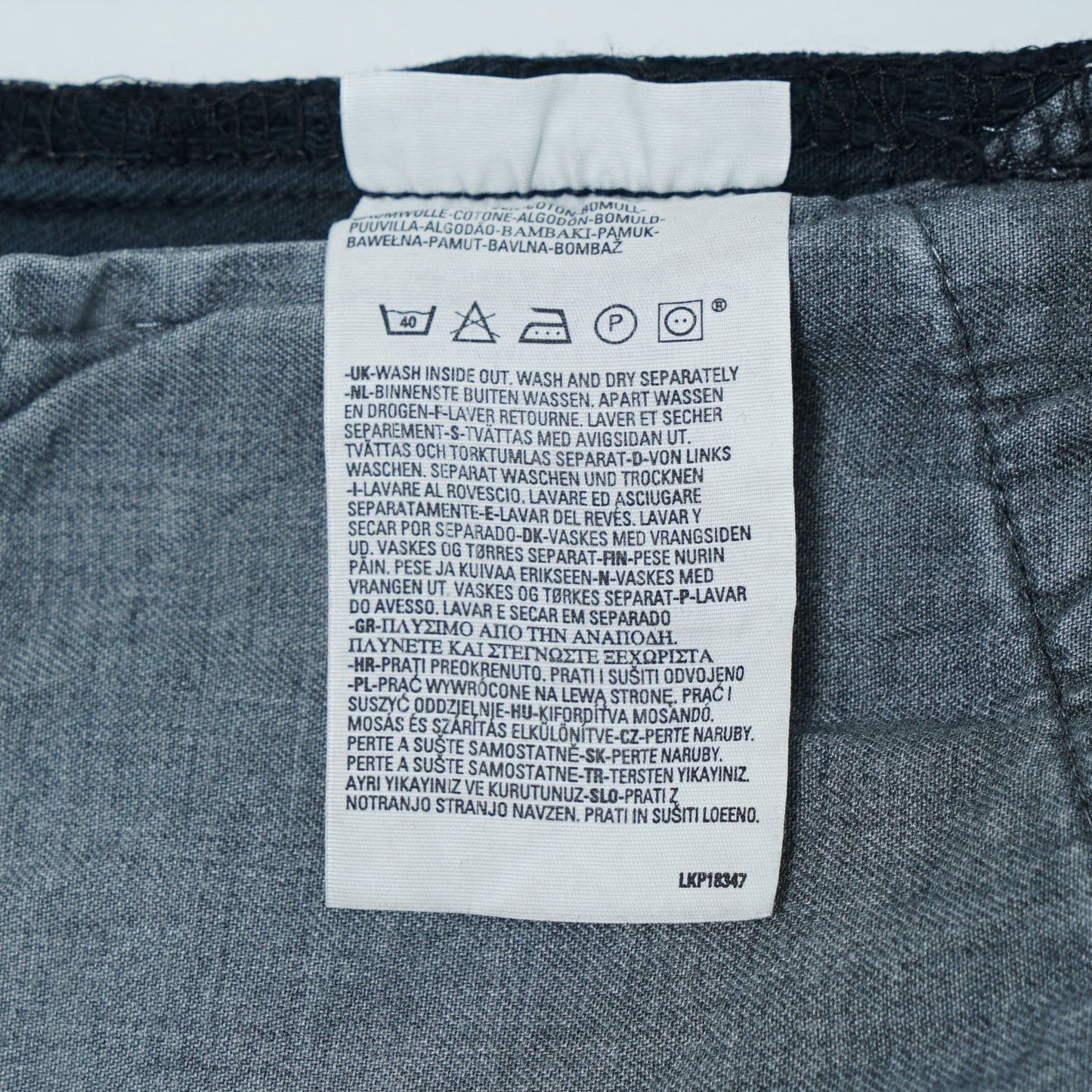 Levi’s 5 Pocket Black Denim Pants / Late '90s-Early '00s (Made in UK)