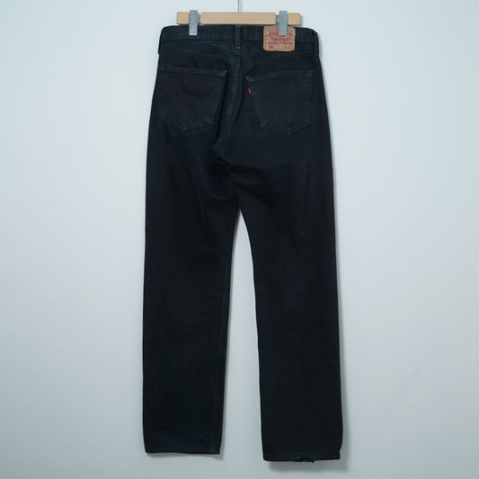 Levi’s 5 Pocket Black Denim Pants / Late '90s-Early '00s (Made in UK)