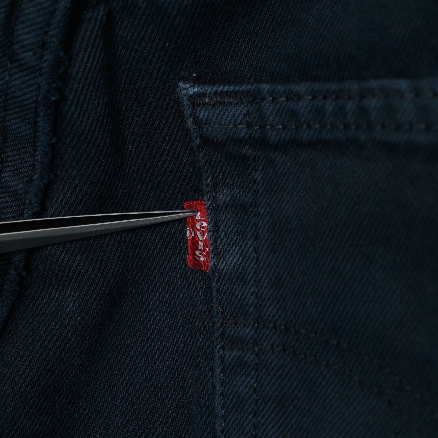 Levi’s 5 Pocket Black Denim Pants / Late '90s-Early '00s (Made in UK)
