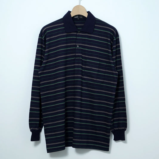 Dunhill Wool Knit Polo / Late ’90s-Early '00s (Made in Italy)