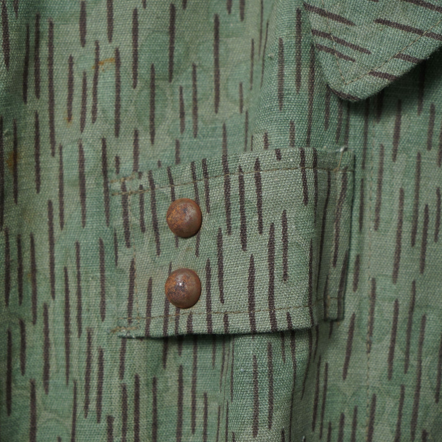 Czechoslovak Army M-60 Rain Drop Camouflage Field Coat / Late '70s-Early '80s (Made in Czechoslovakia)