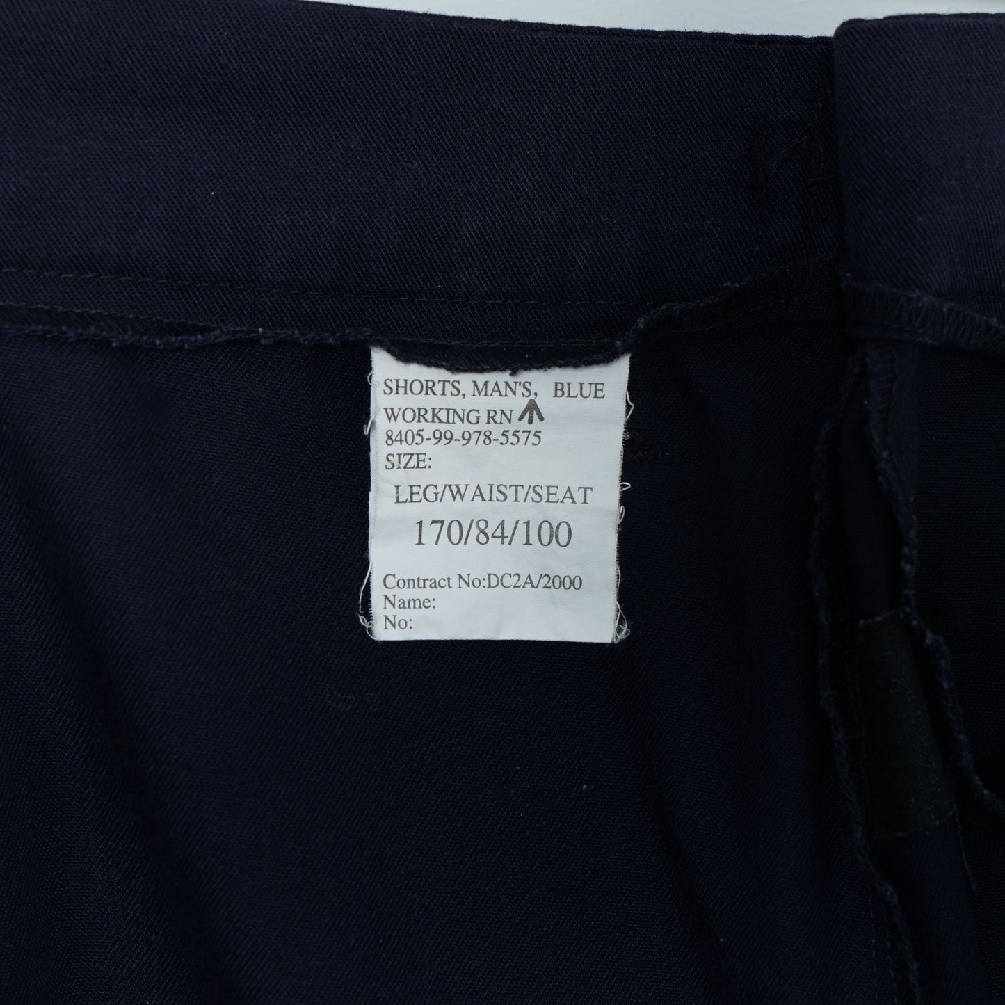 Royal Navy Working Shorts / Late ’90s–Early ’00s (Made in UK)