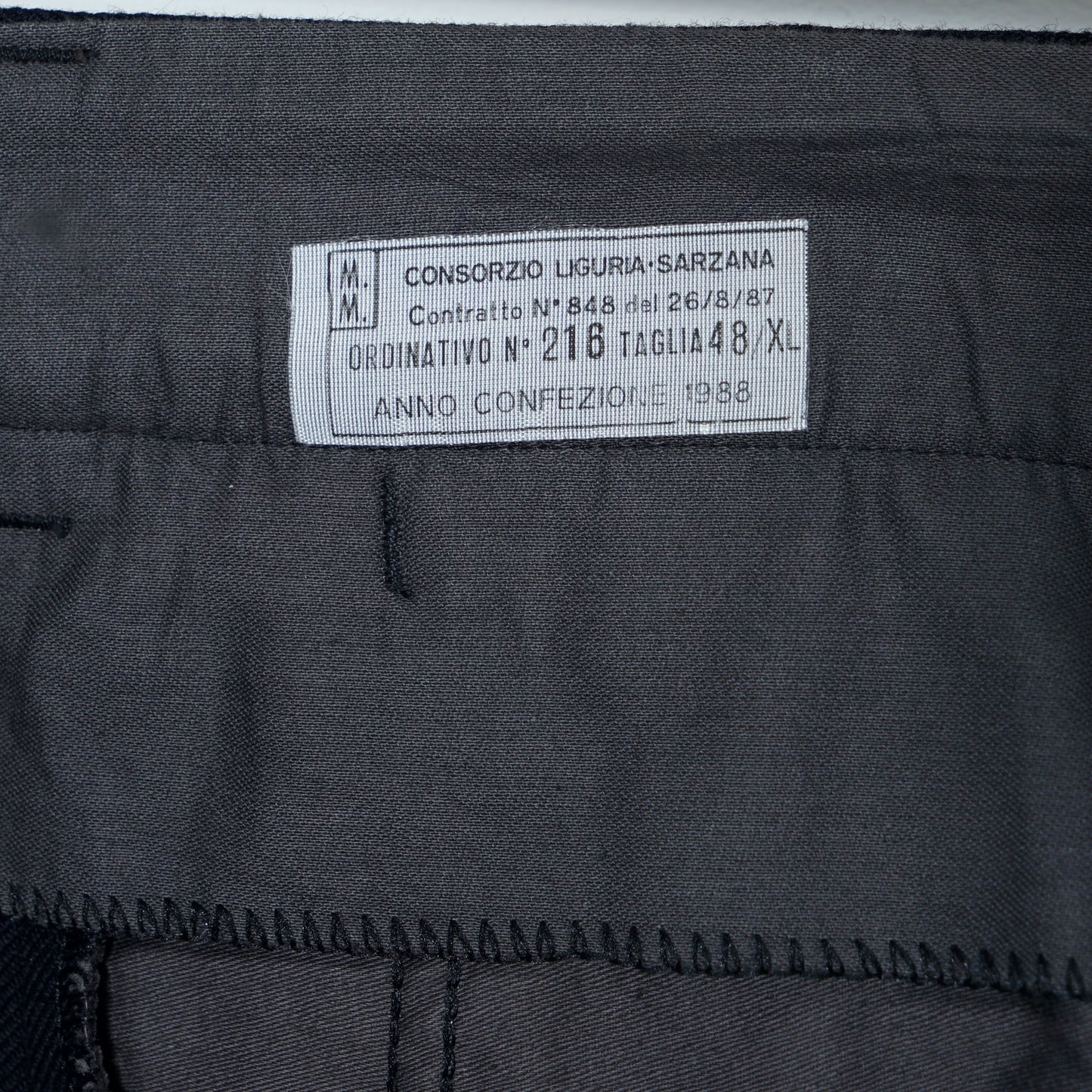 Italian Military Wool Trousers / Late '80s (Made in Italy)