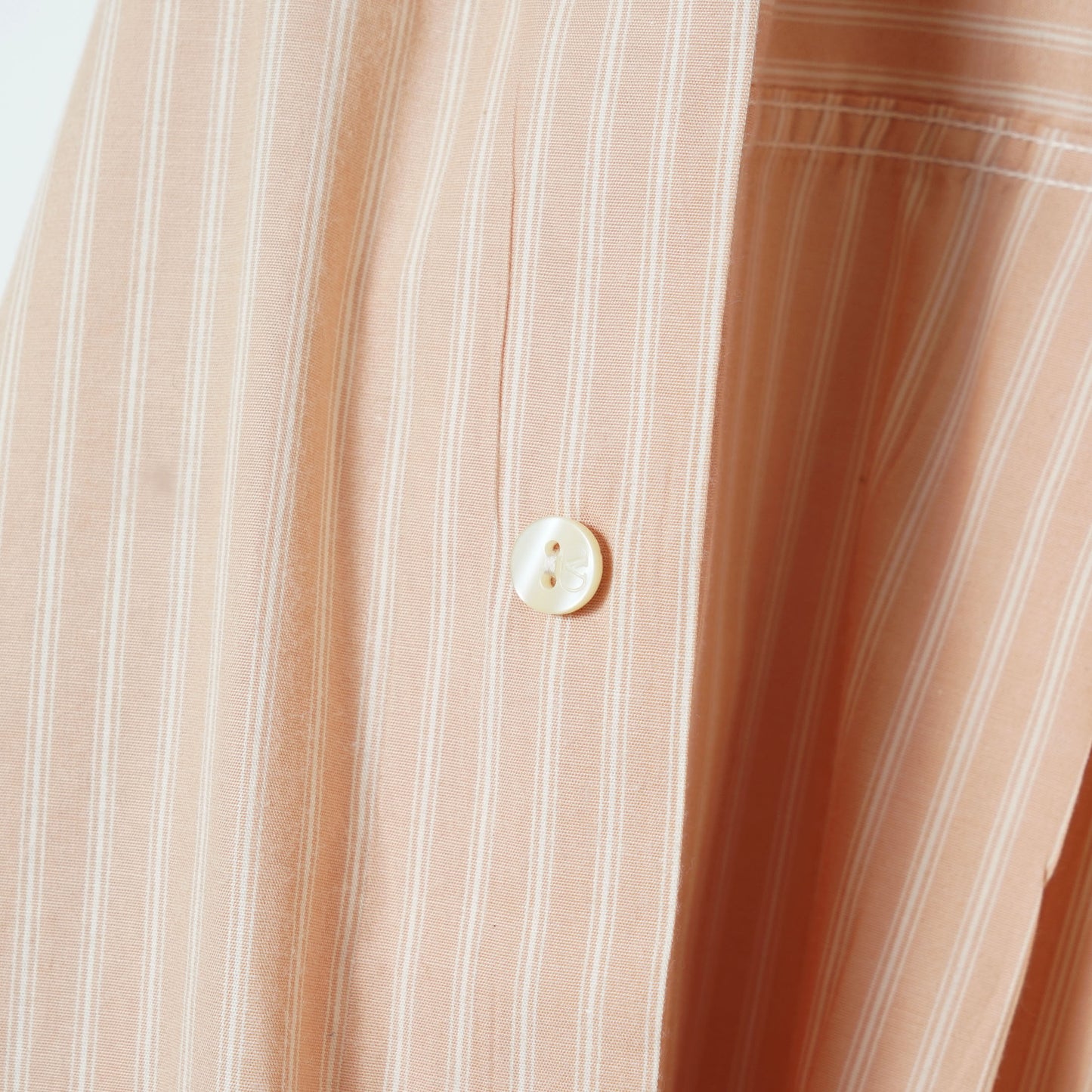 Valentino Garavani Uomo Cotton Stripe Shirt / Early '90s-Mid '90s (Made in Italy)