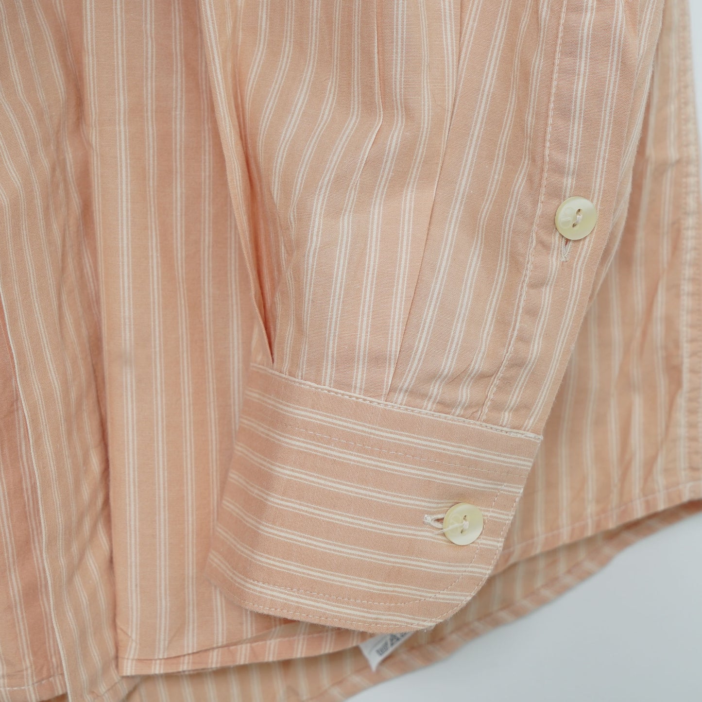Valentino Garavani Uomo Cotton Stripe Shirt / Early '90s-Mid '90s (Made in Italy)