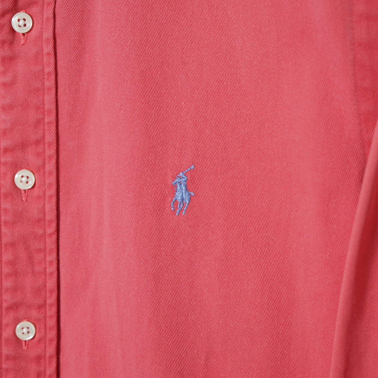 Ralph Lauren Cotton B/D Shirt / Early '90s-Mid '90s (Made in USA)