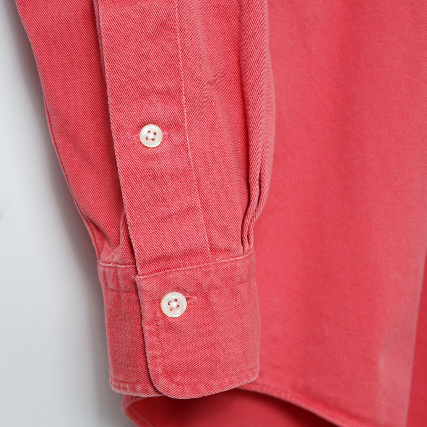 Ralph Lauren Cotton B/D Shirt / Early '90s-Mid '90s (Made in USA)