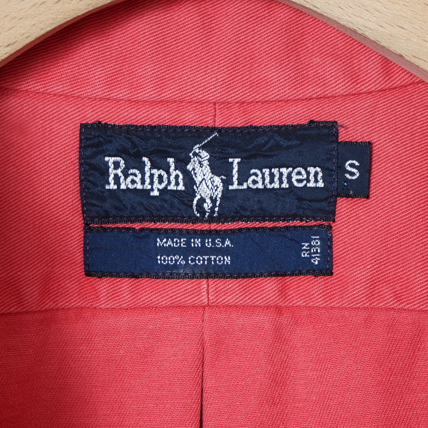 Ralph Lauren Cotton B/D Shirt / Early '90s-Mid '90s (Made in USA)