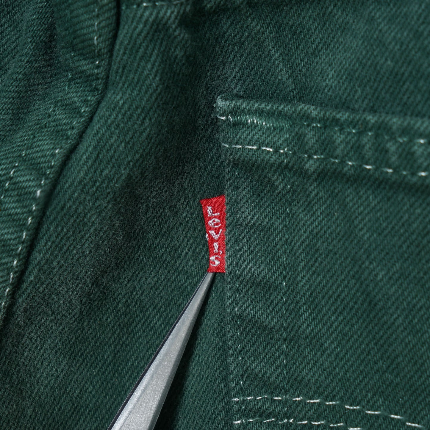 Levi’s 5 Pocket Green Denim Pants / Early '90-Mid '90s (Made in UK)