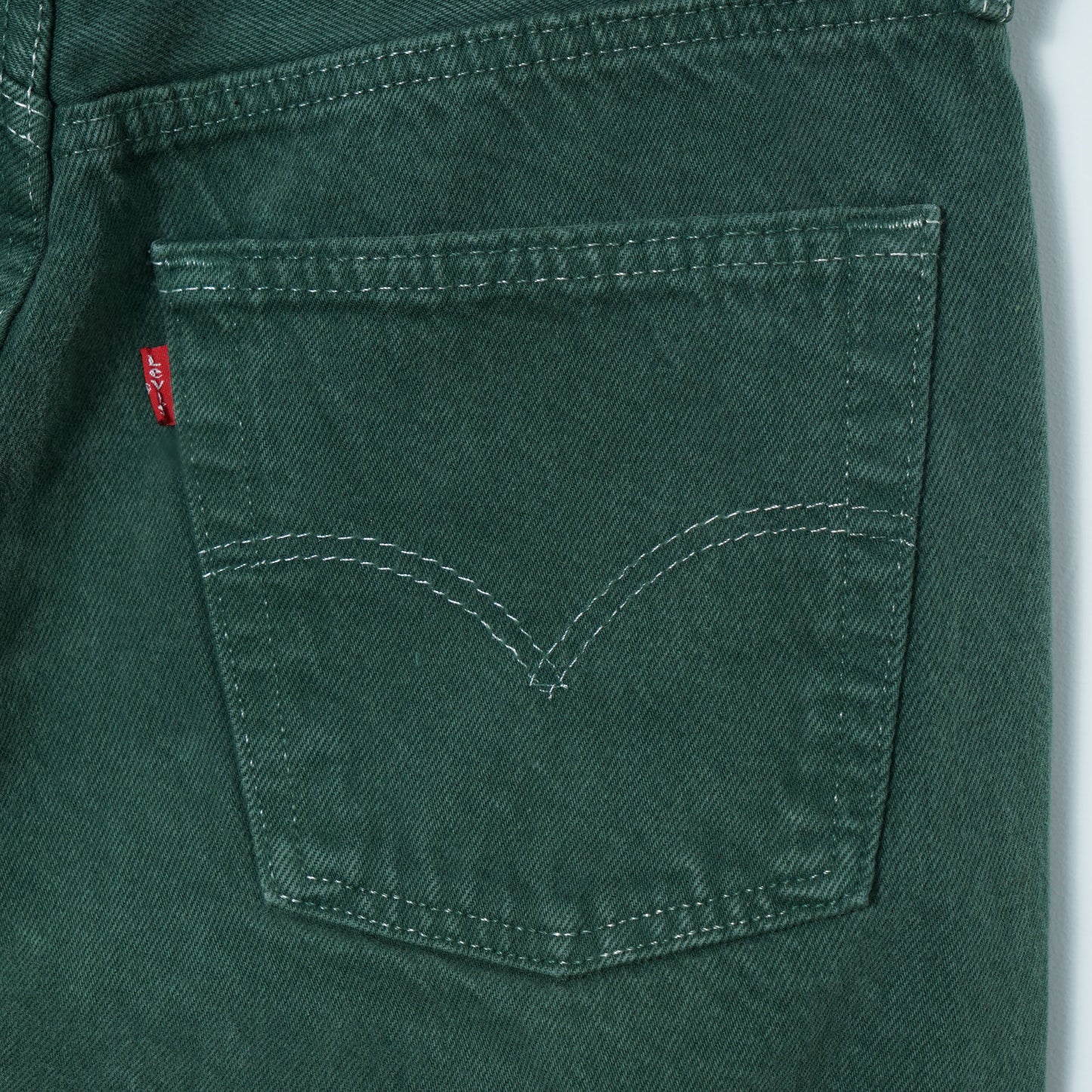 Levi’s 5 Pocket Green Denim Pants / Early '90-Mid '90s (Made in UK)