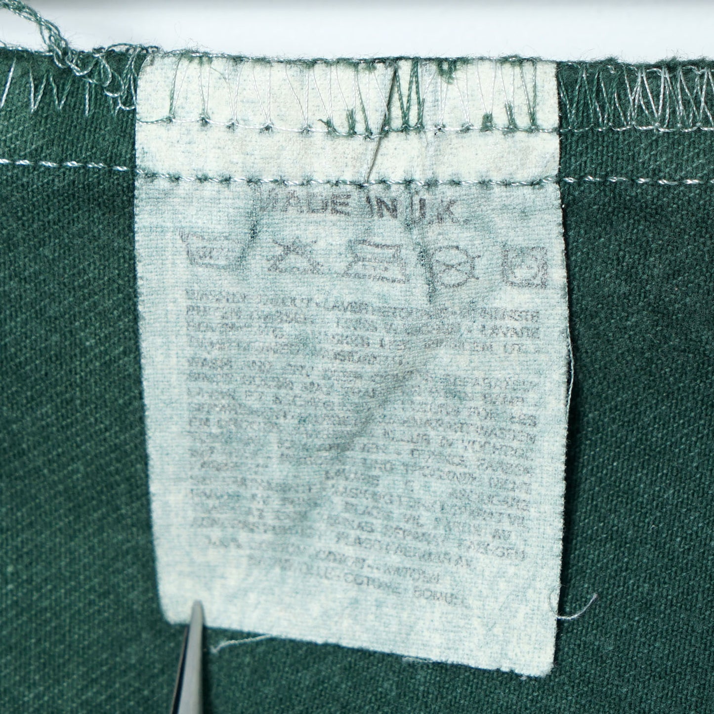 Levi’s 5 Pocket Green Denim Pants / Early '90-Mid '90s (Made in UK)
