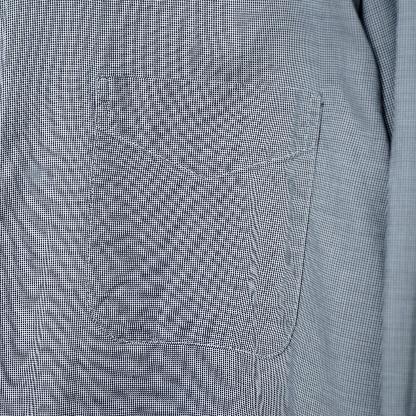 Burberrys of London Cotton Micro Check Shirt / Late '80s-Early '90s (Made in France)