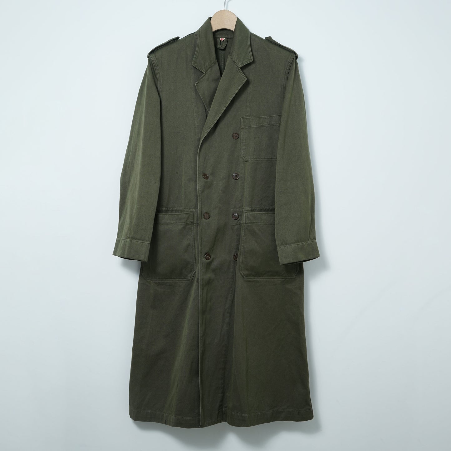 Frans Chanterie  Schaerbeek Double-Breasted Long Coat  / Early '60s (Made in Belgium)