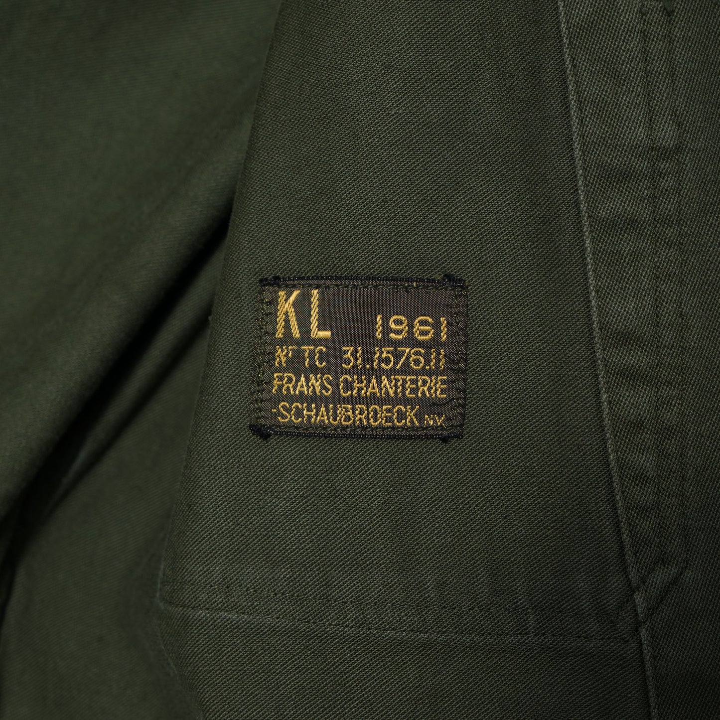 Frans Chanterie  Schaerbeek Double-Breasted Long Coat  / Early '60s (Made in Belgium)