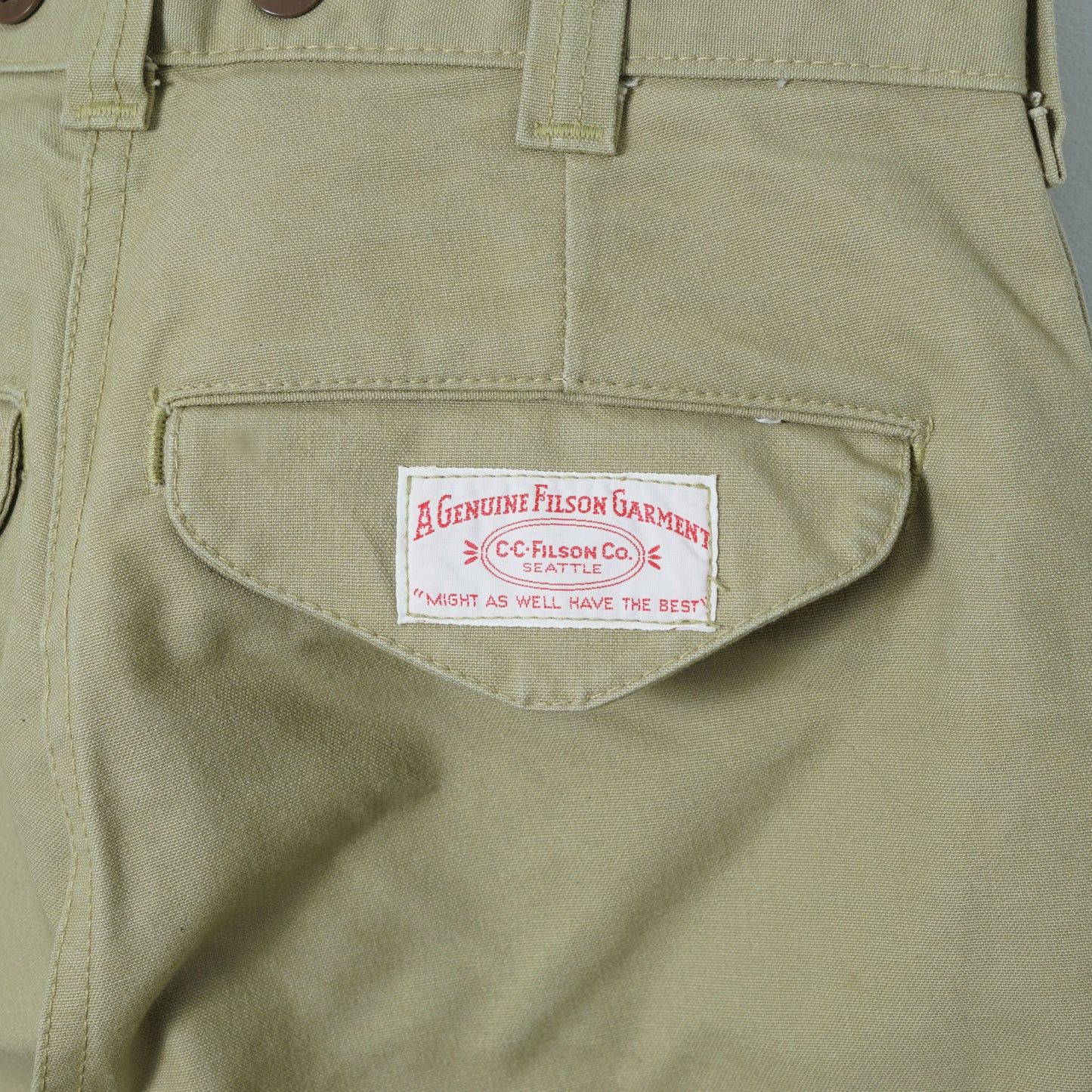 Filson Tin Cloth Pants / Early ’90s–Mid ’90s (Made in USA)