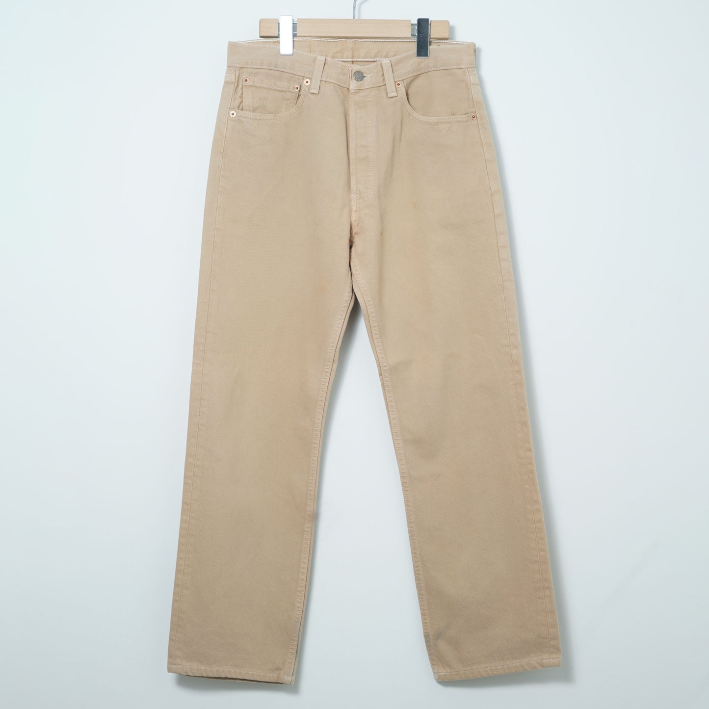 Levi’s 5 Pocket Beige Denim Pants / Late '90 (Made in USA)