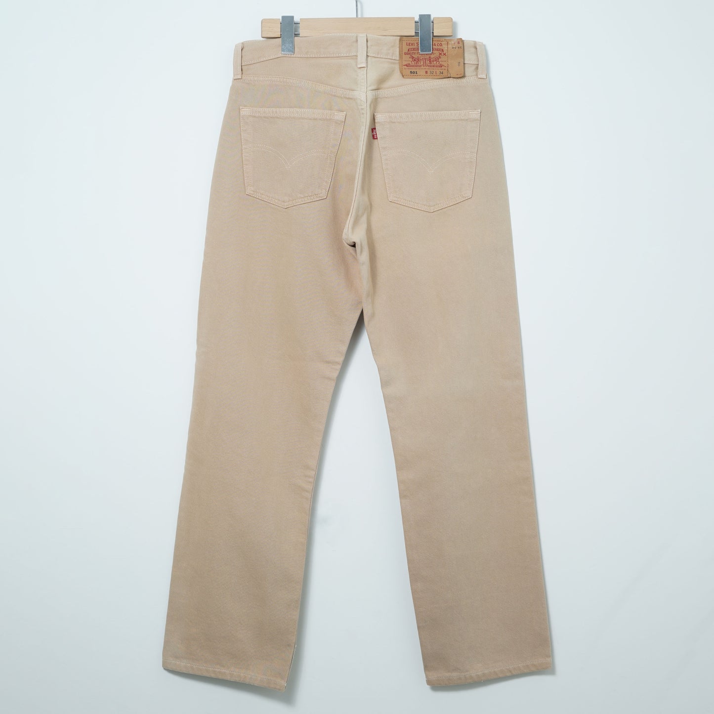 Levi’s 5 Pocket Beige Denim Pants / Late '90 (Made in USA)