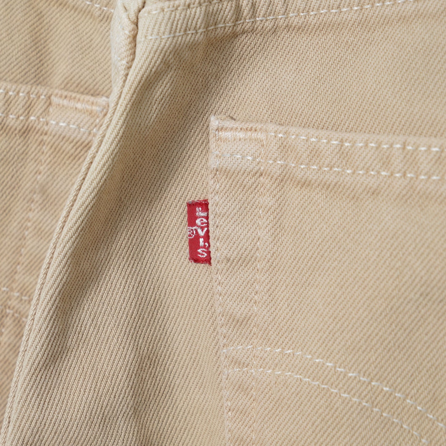 Levi’s 5 Pocket Beige Denim Pants / Late '90 (Made in USA)
