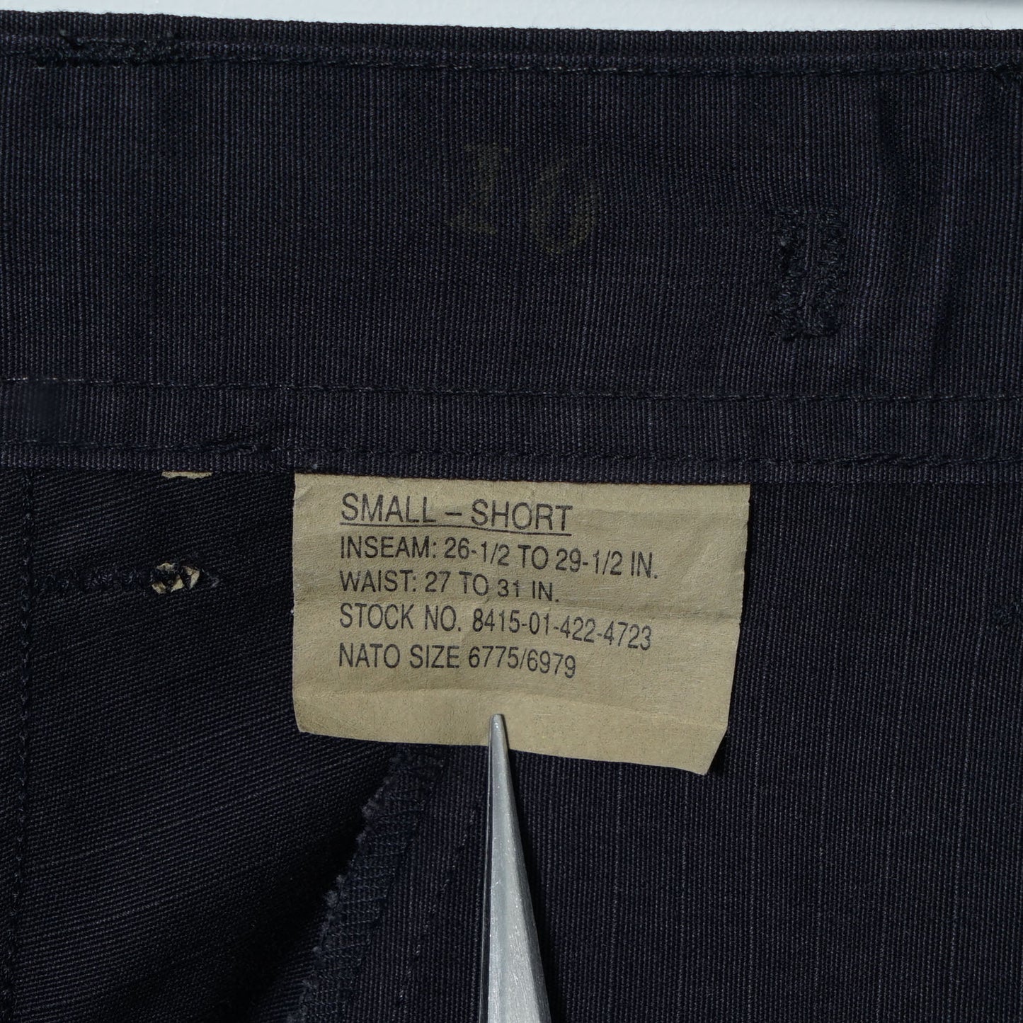 U.S. Military Black 357 BDU Trousers / Late ’90s (Made in USA)