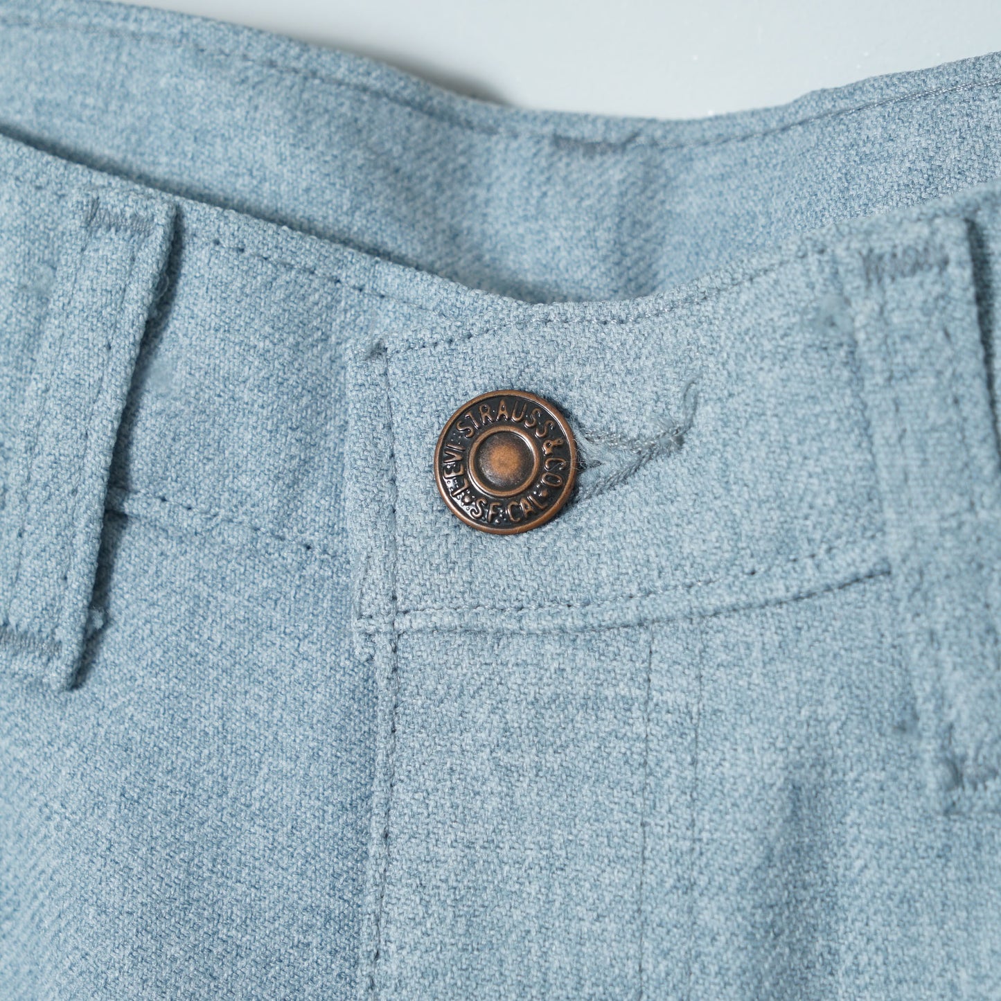 Levi's Heather Blue Straight Pants / Late ’80s-Early '90 (Made in USA)