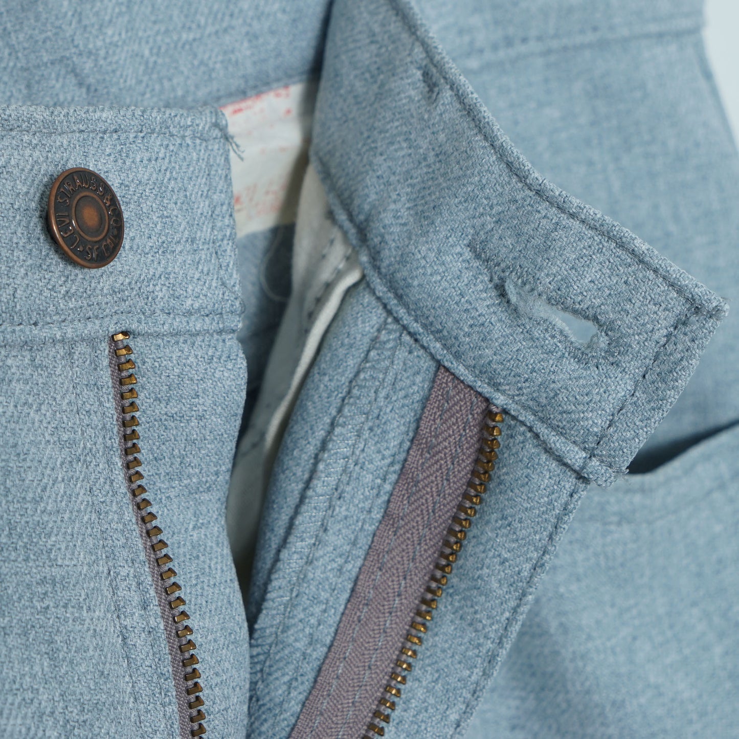 Levi's Heather Blue Straight Pants / Late ’80s-Early '90 (Made in USA)
