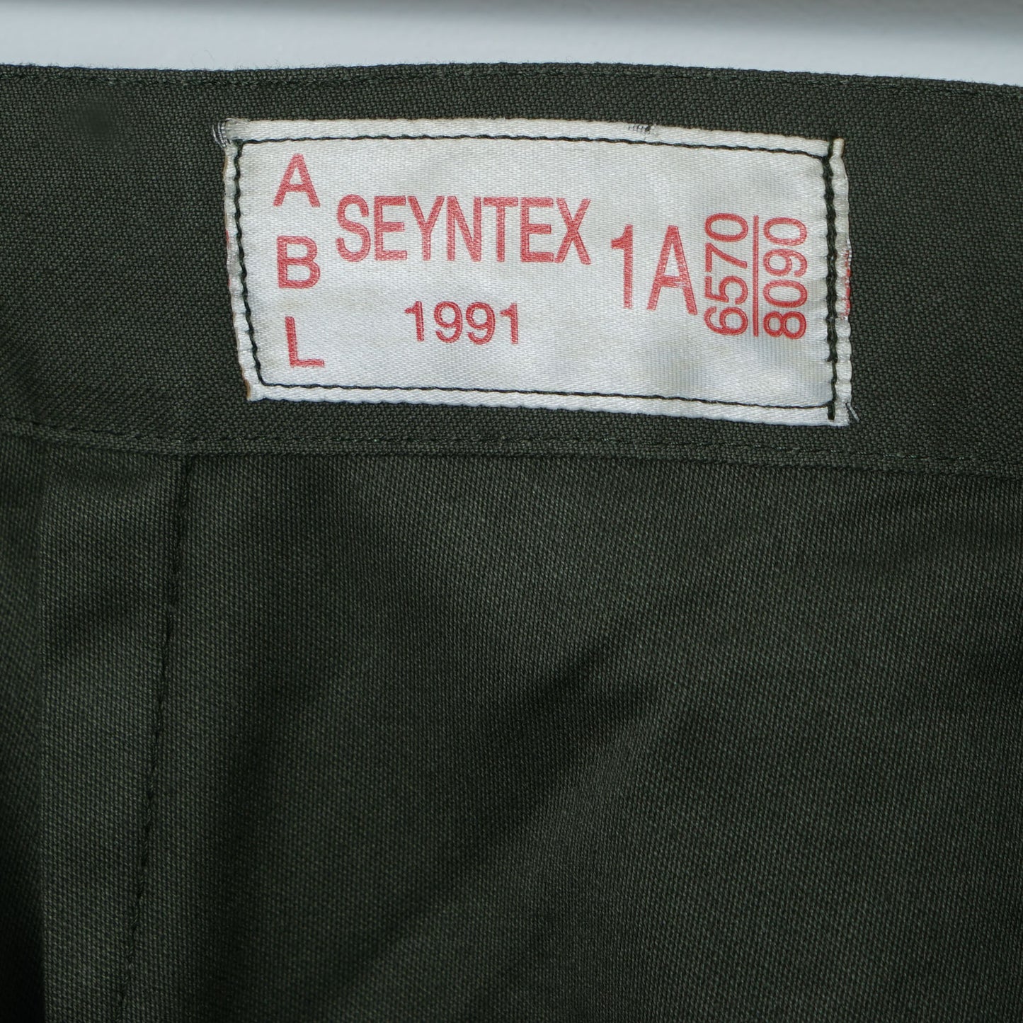 Belgium Army Field Trousers / Early ’90s (Made in Belgium)