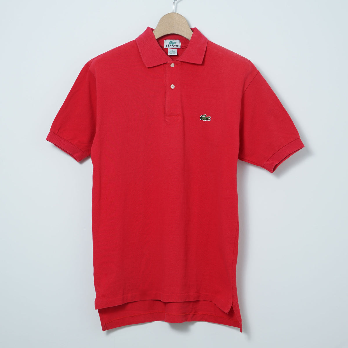Lacoste Cotton Pique Polo Shirt / Late '80s-Early '90s (Made in USA)