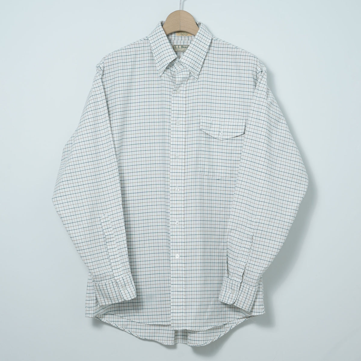 L.L.Bean Cotton-Poly Blend BD Shirt / Early '90-Mid ’90s (Made in USA)