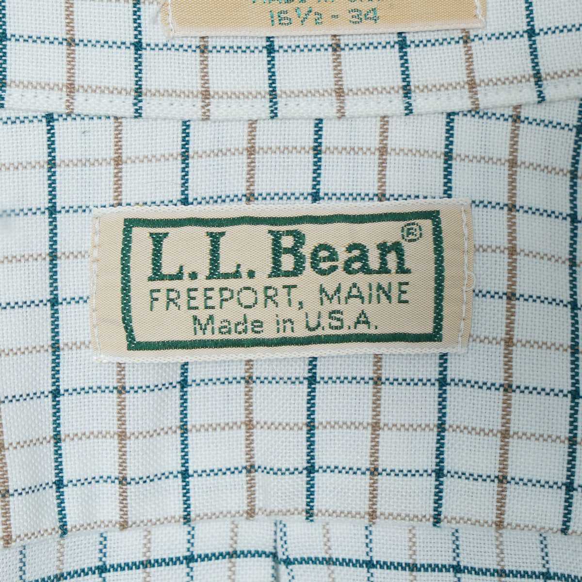 L.L.Bean Cotton-Poly Blend BD Shirt / Early '90-Mid ’90s (Made in USA)