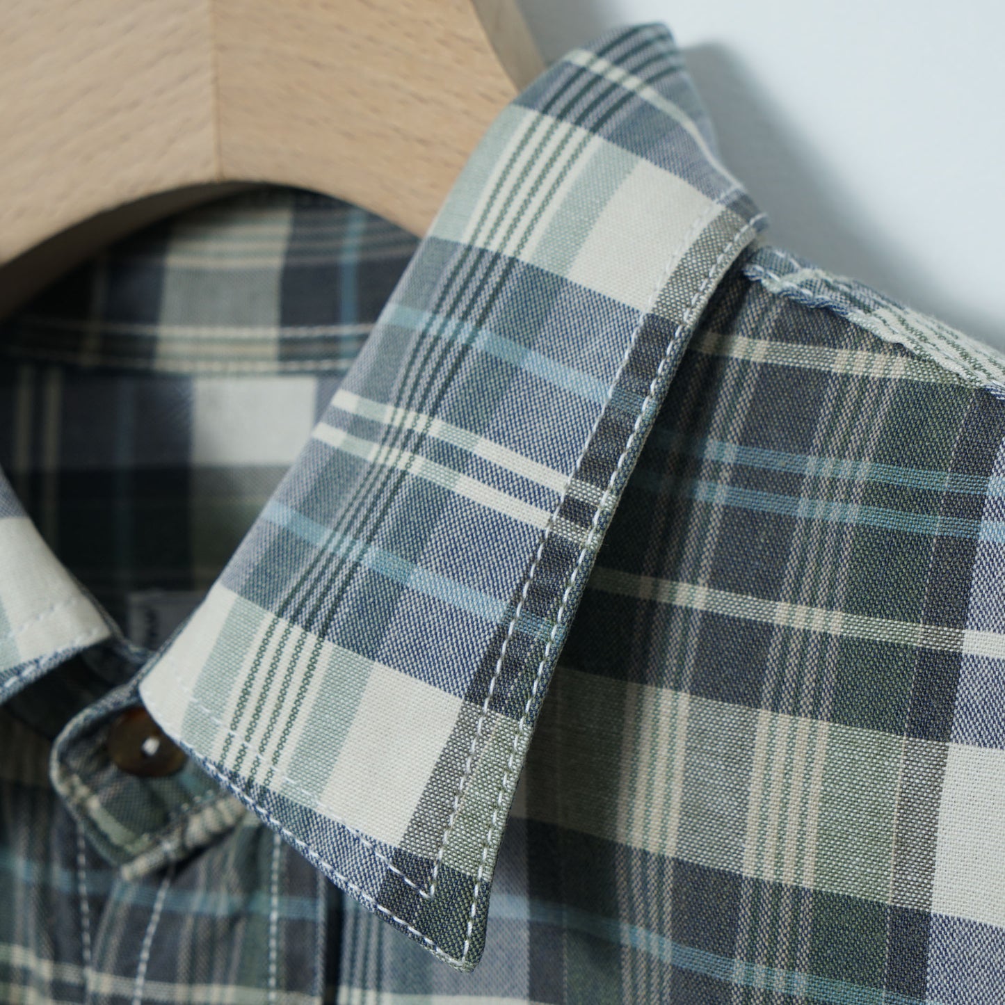 Valentino Jeans Cotton Check Shirt / Early '90s-Mid '90s (Made in Italy)