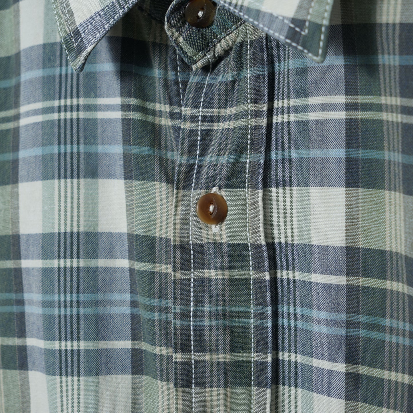 Valentino Jeans Cotton Check Shirt / Early '90s-Mid '90s (Made in Italy)
