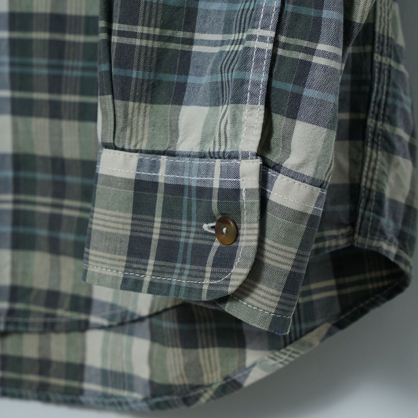 Valentino Jeans Cotton Check Shirt / Early '90s-Mid '90s (Made in Italy)