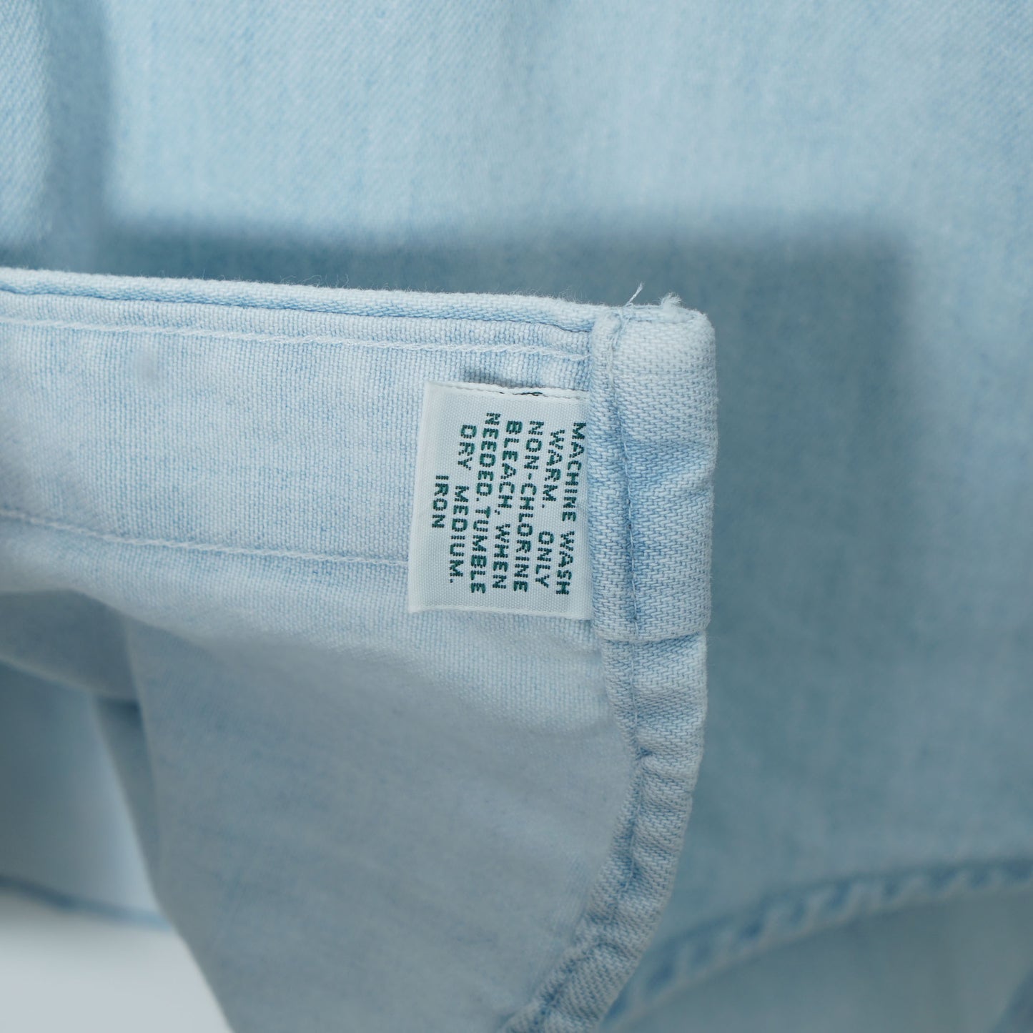 Polo by Ralph Lauren Cotton Light Denim Shirt / Early '90s-Mid '90s (Made in USA)