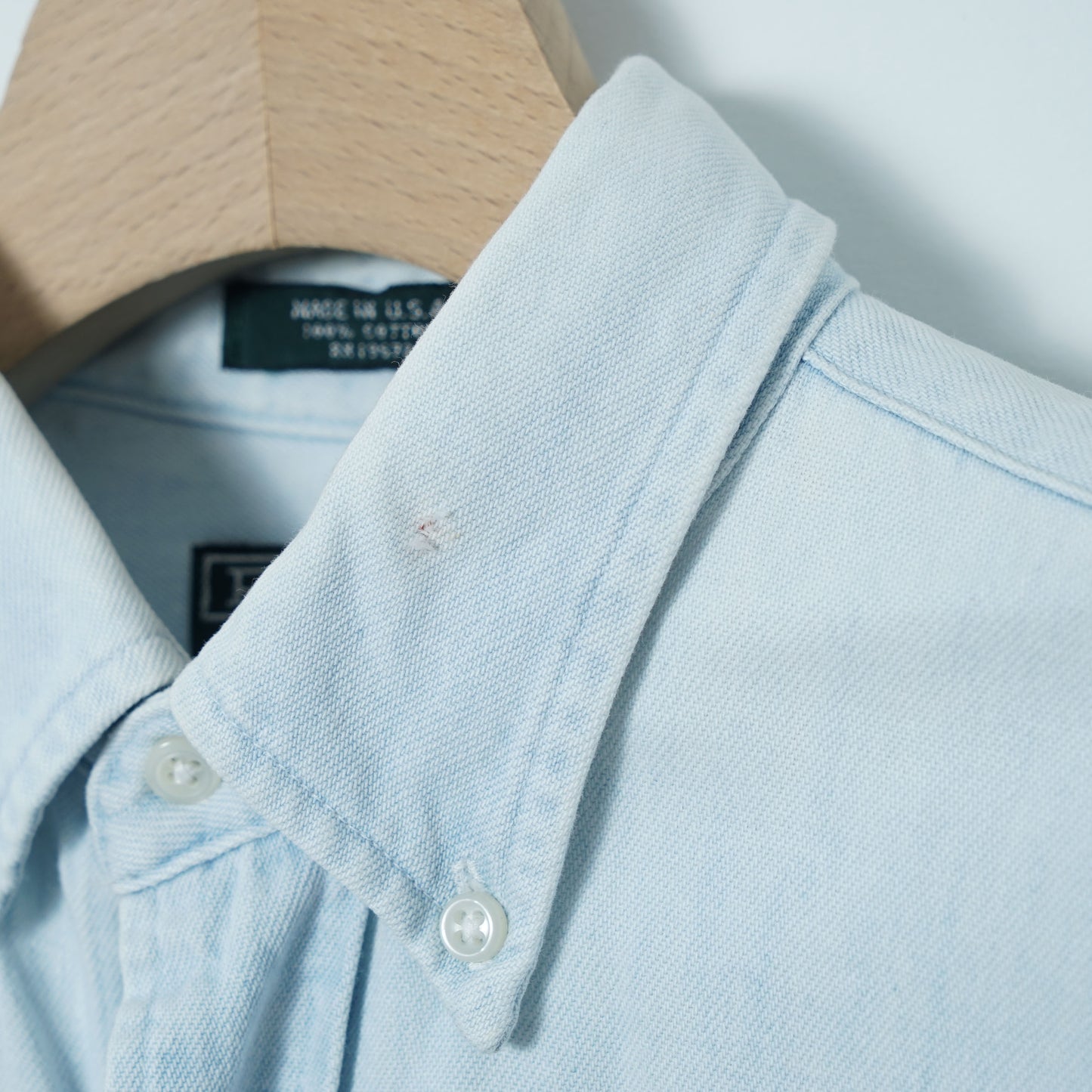 Polo by Ralph Lauren Cotton Light Denim Shirt / Early '90s-Mid '90s (Made in USA)