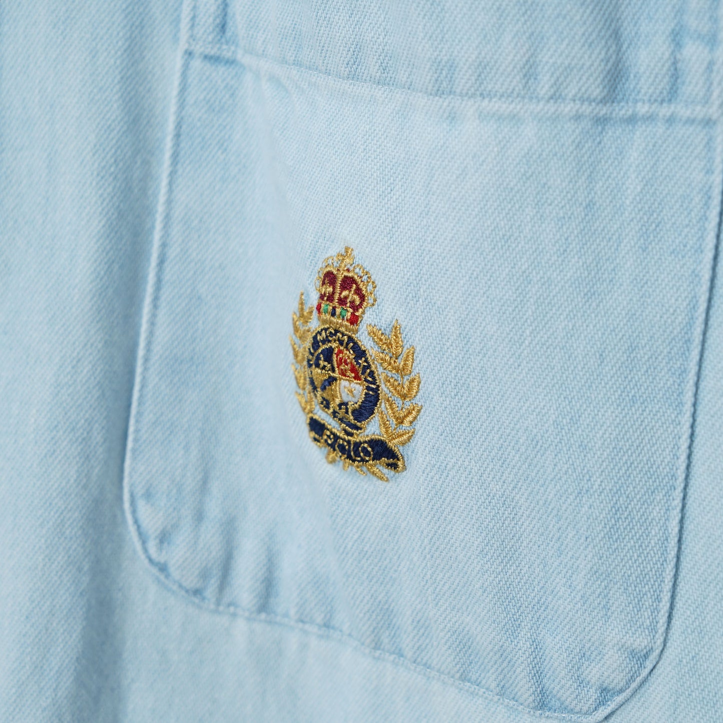 Polo by Ralph Lauren Cotton Light Denim Shirt / Early '90s-Mid '90s (Made in USA)