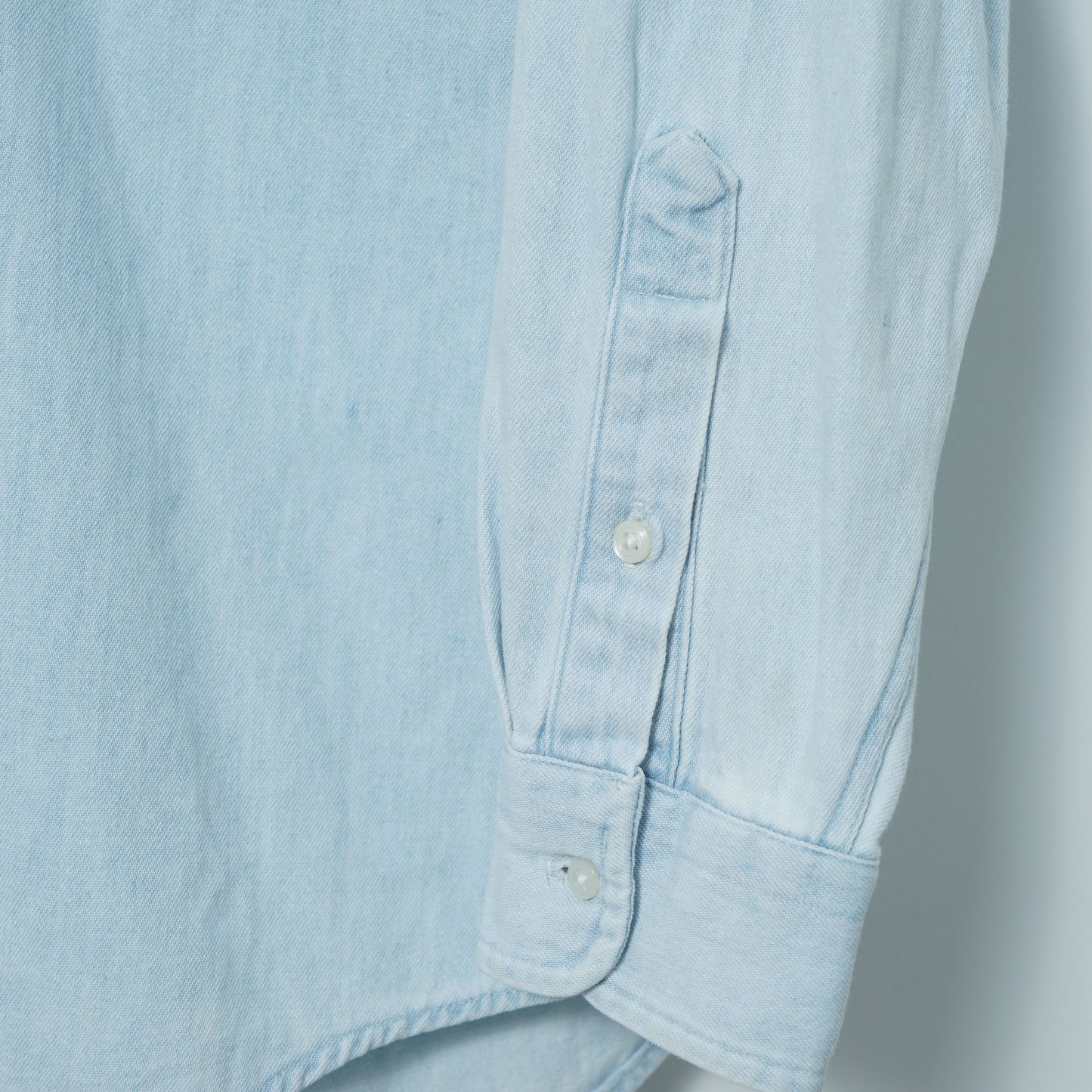 Polo by Ralph Lauren Cotton Light Denim Shirt / Early '90s-Mid '90s (Made in USA)