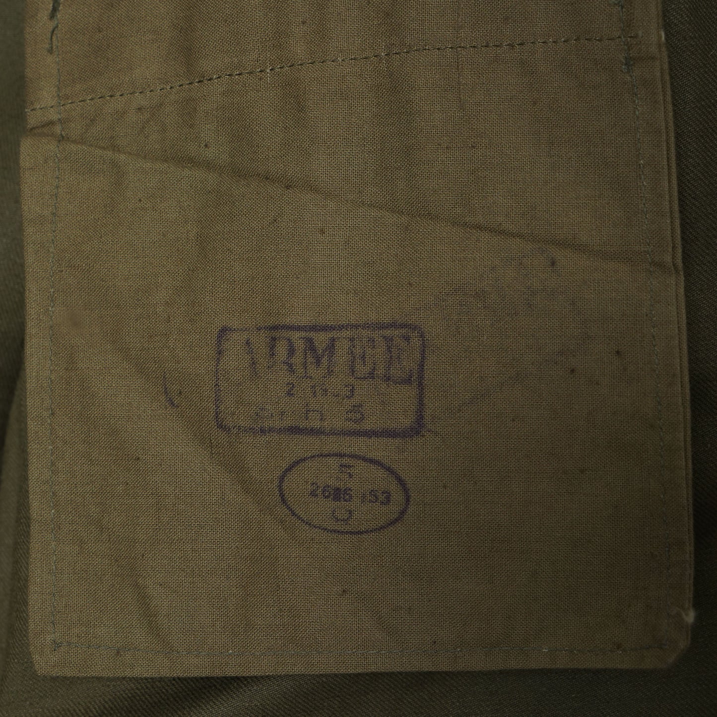 French Army M-47 Field Jacket Early Model / Late '40s-Early '50s (Made in France)