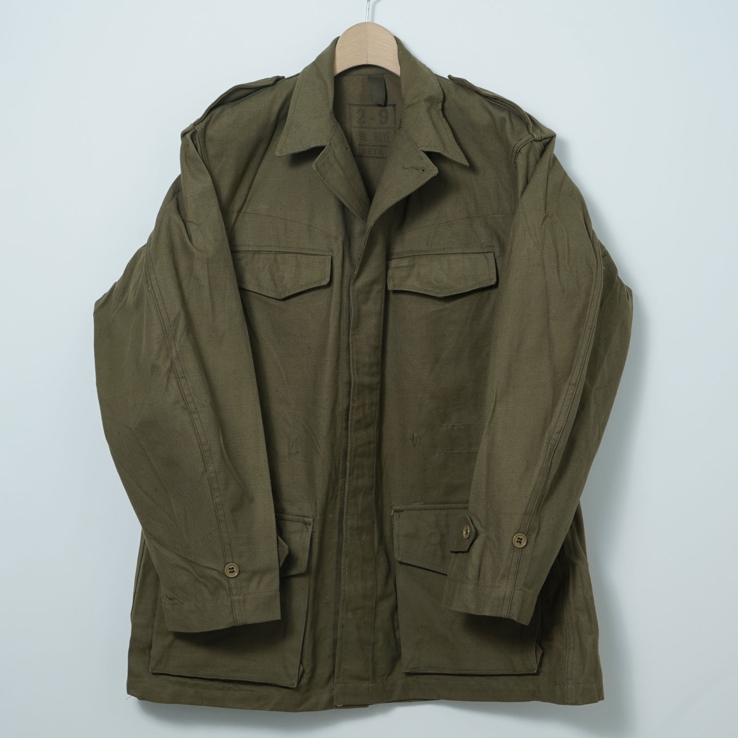 French Army M-47 Field Jacket Early Model / Late '40s-Early '50s (Made in France)