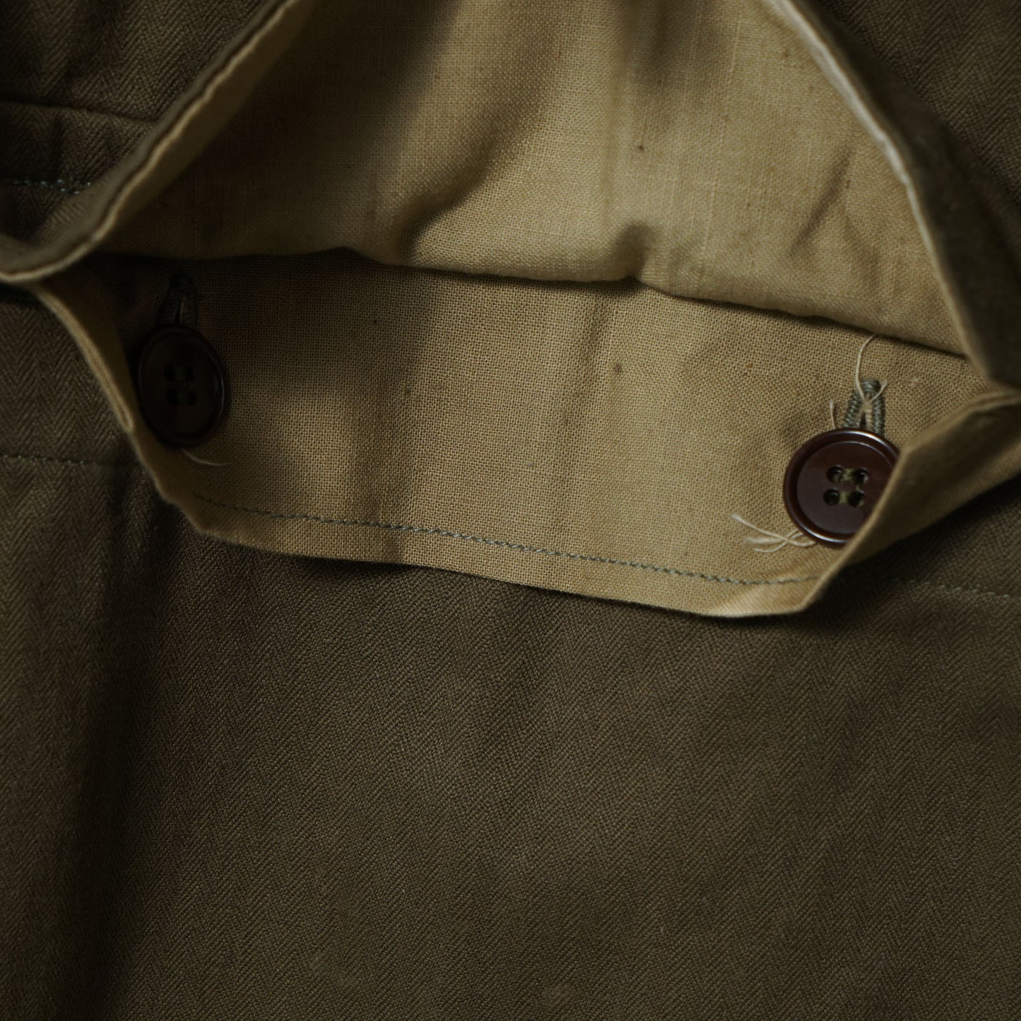 French Army M-47 Field Jacket Late Model / Late '50s-Early '60s (Made in France)