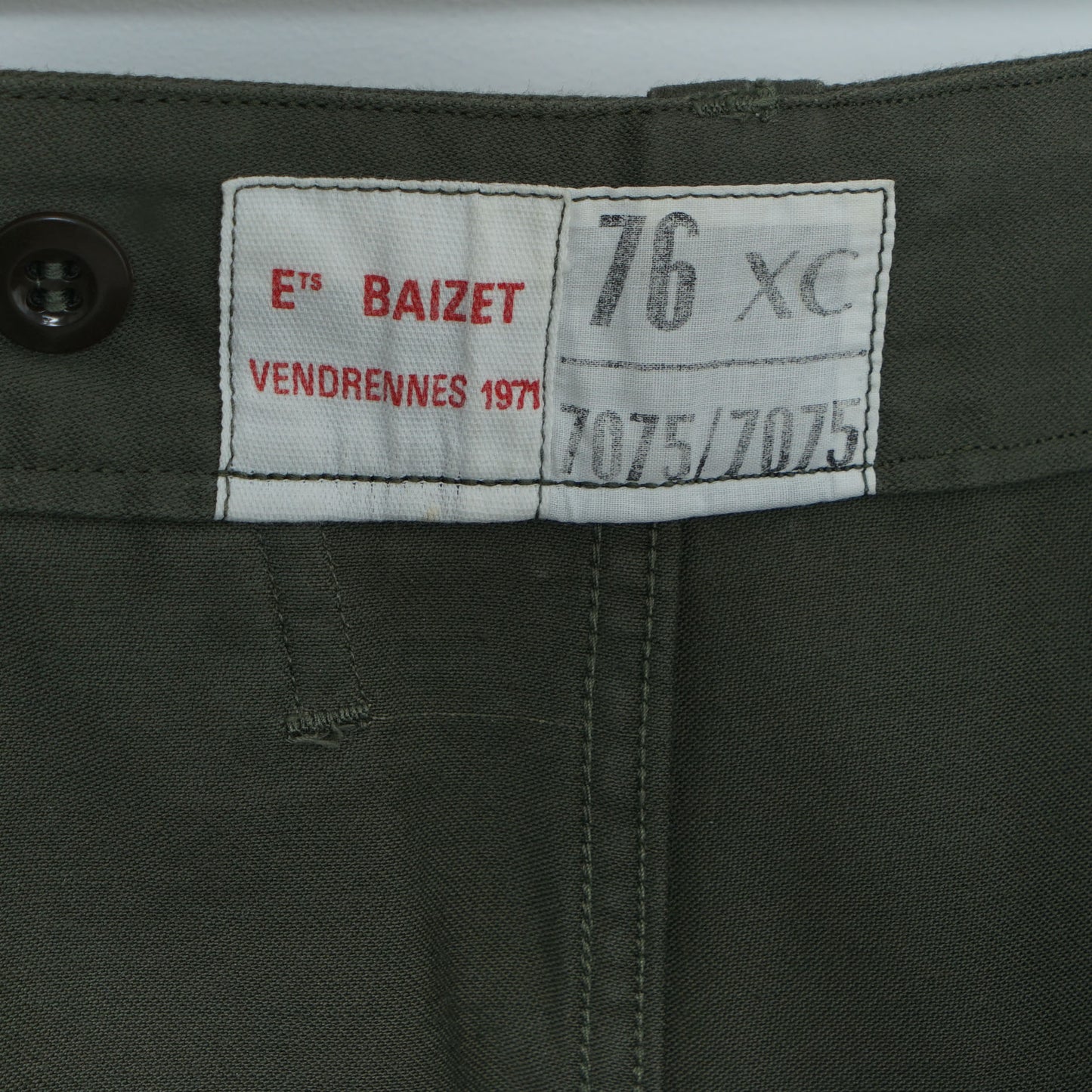 French Military M-64 Cargo Trousers / Early '70s-Mid '70s (Made in France)