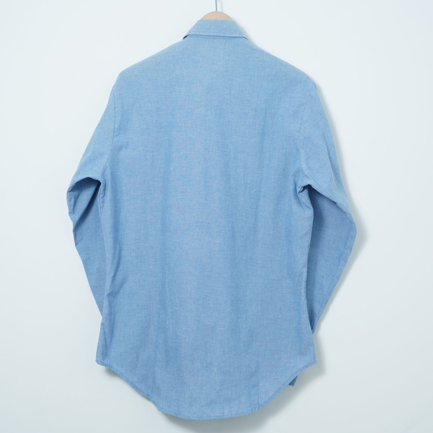 U.S. Military Blue Chambray Utility Shirt / Late '70s-Early '80s (Made in USA)
