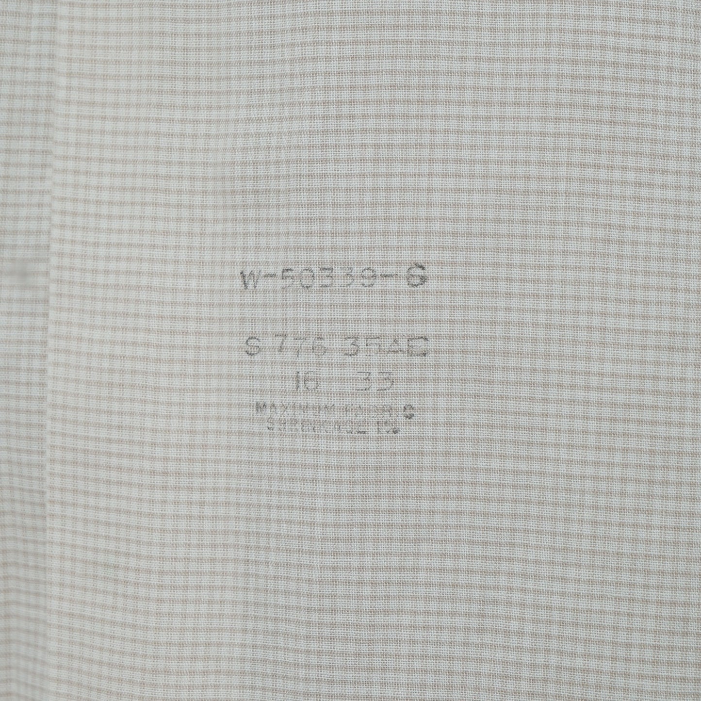 Sears Cotton Check Shirt / Late ’60s–Early ’70s (Made in USA)