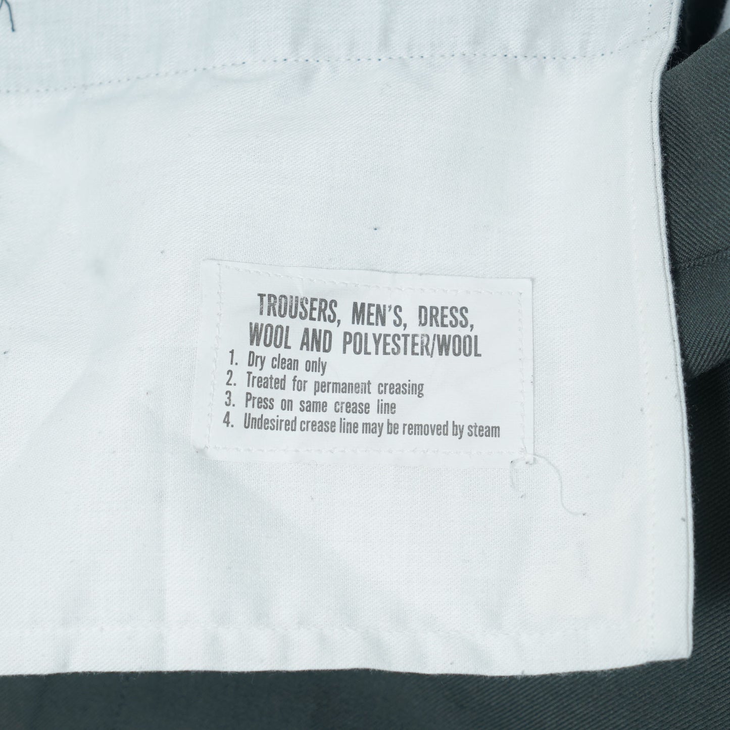 U.S. Military Dress Trousers / Late ’80s–Early ’90s (Made in USA)