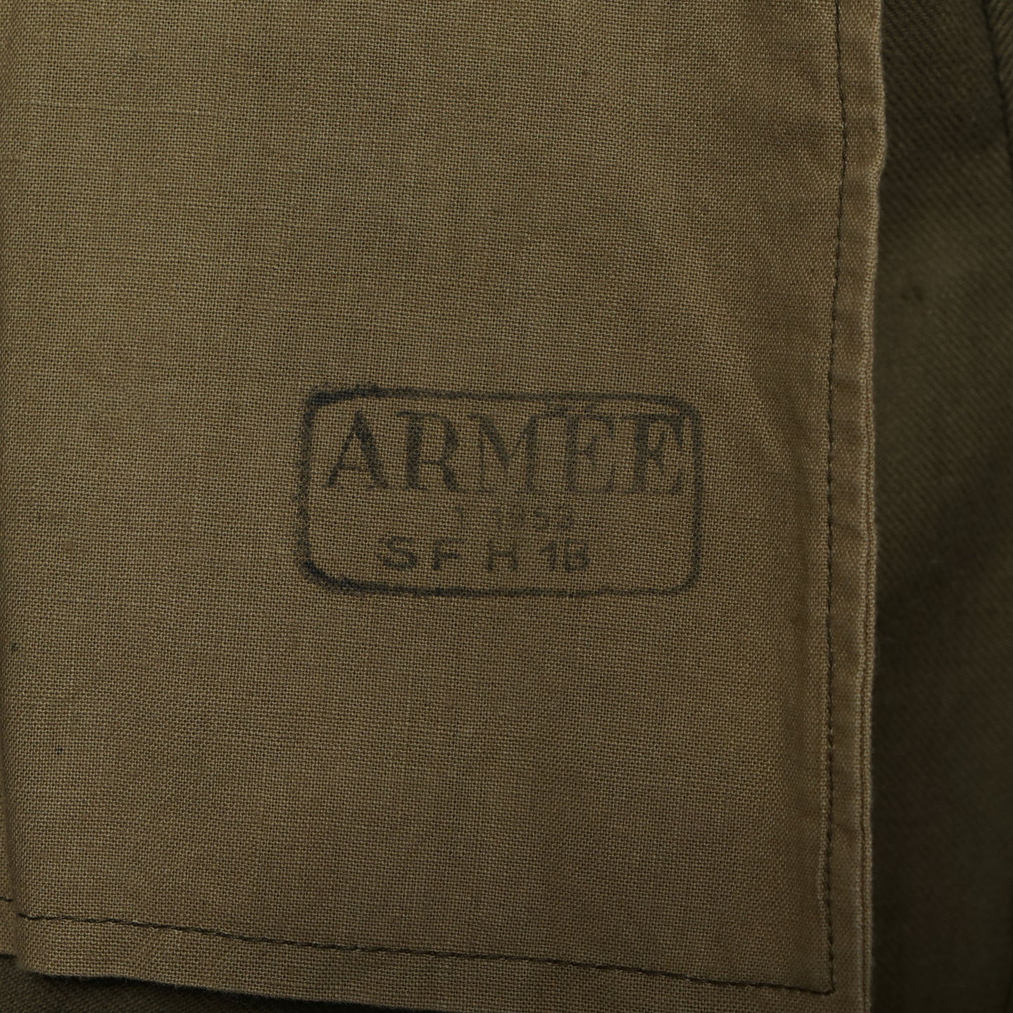 French Military TTA47 Filed Jacket / Late ’40s–Early ’50s (Made in France)