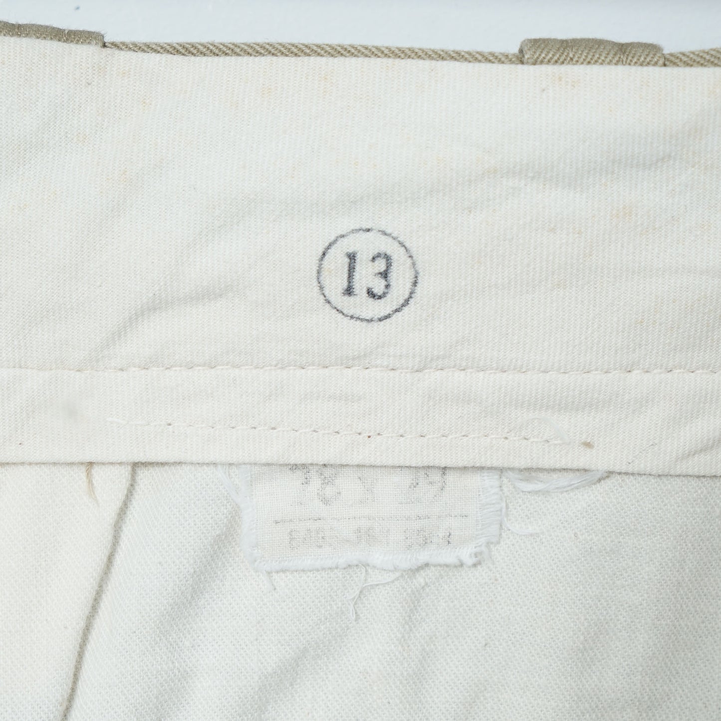 U.S. Army Chino Trousers / Early ’60s–Mid ’60s (Made in USA)