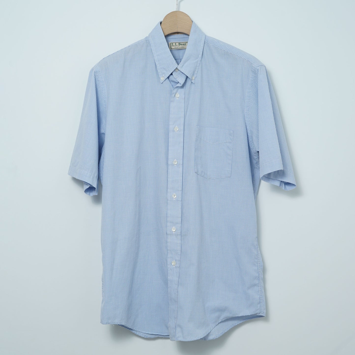 L.L.Bean Short-sleeve BD Shirt / Late ’80s–Early ’90s (Made in USA)