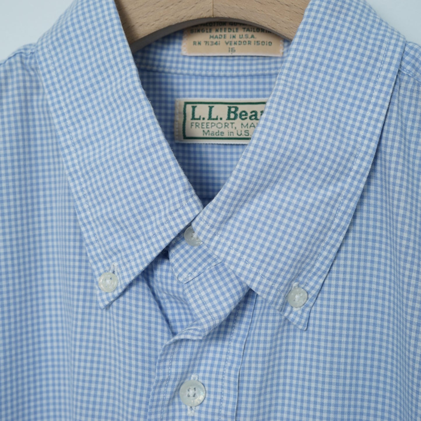 L.L.Bean Short-sleeve BD Shirt / Late ’80s–Early ’90s (Made in USA)