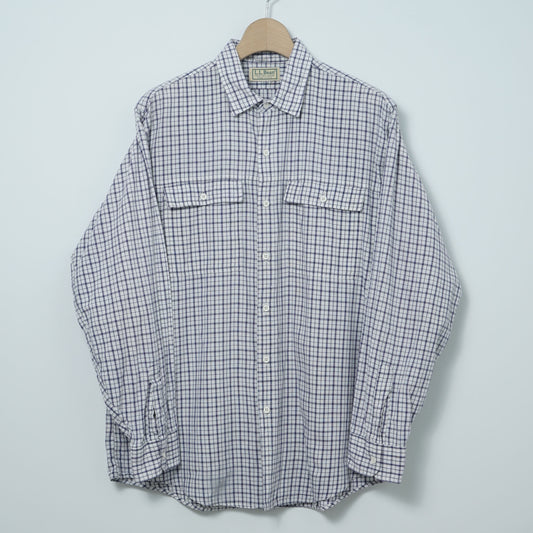 L.L.Bean Cotton Check Shirt / Late ’80s–Early ’90s (Made in USA)