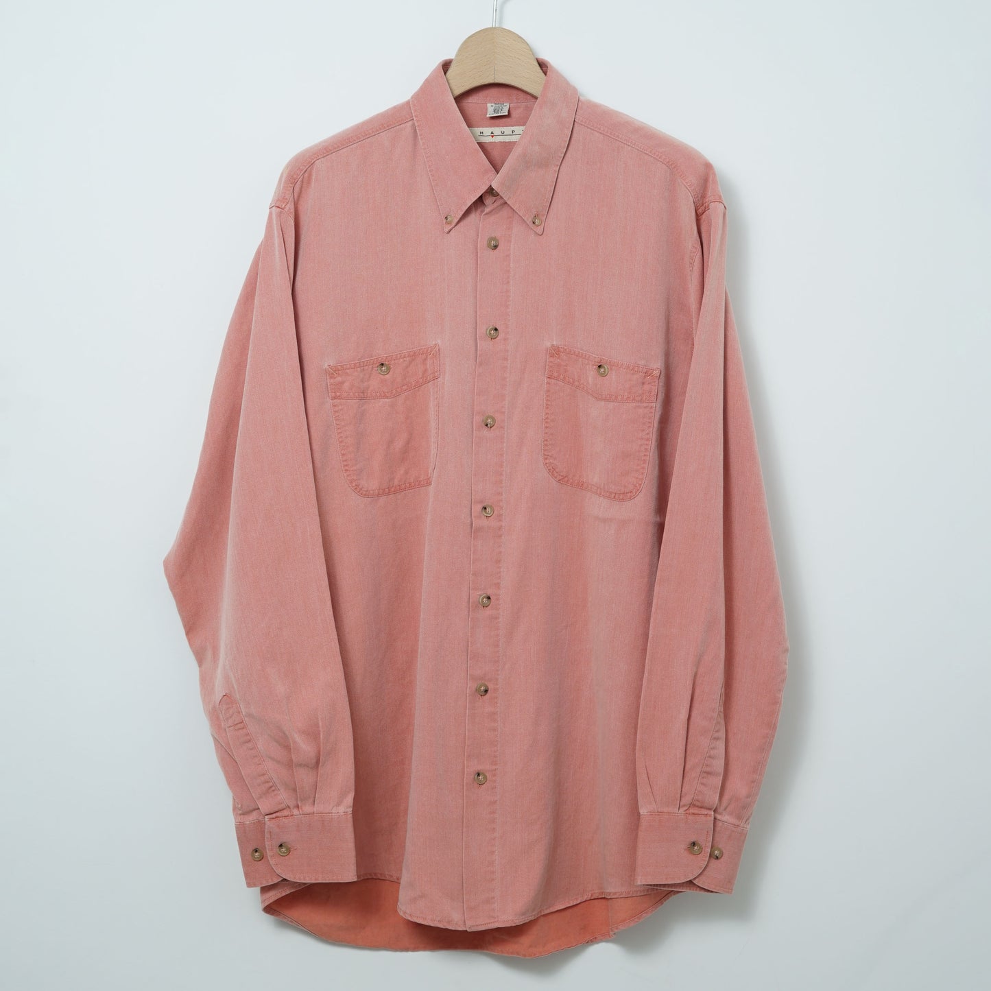 Haupt Lyocell-Cotton BD Shirt / Mid ’90s–Late ’90s (Made in Germany)