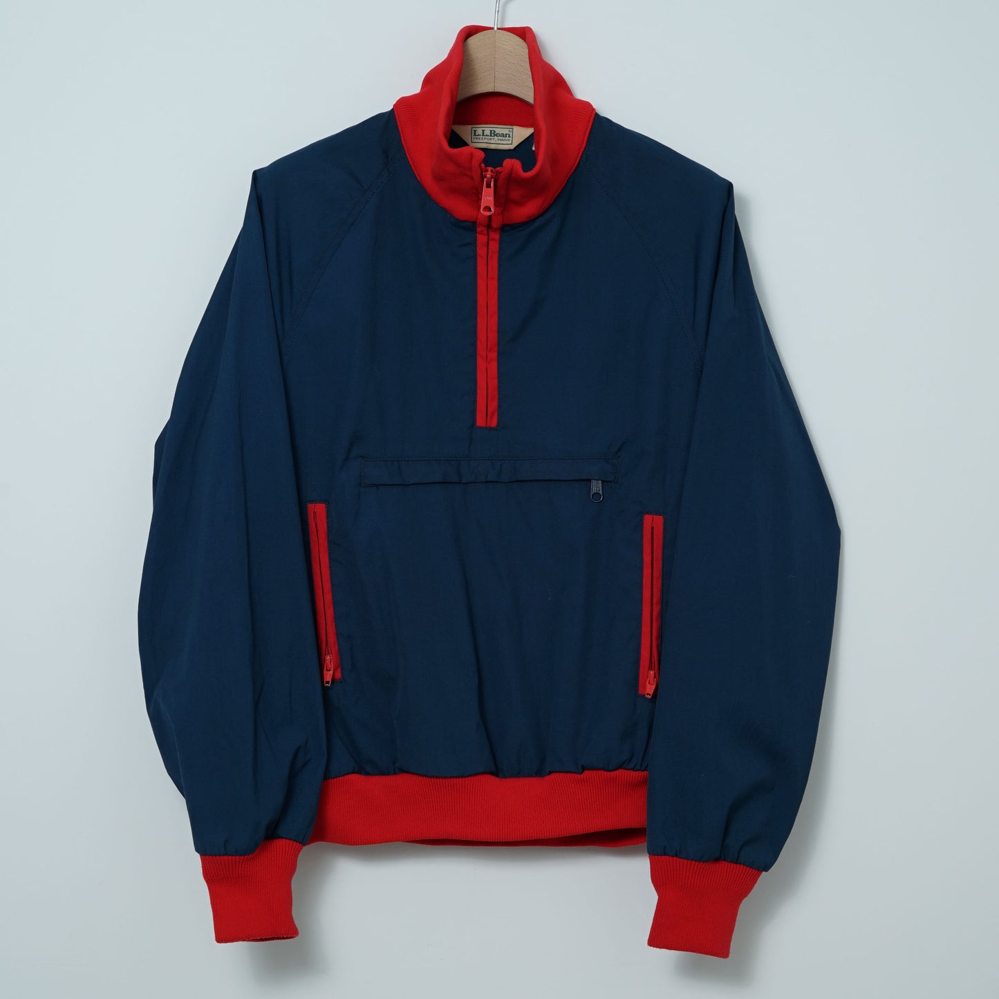 L.L.Bean Half-Zip Pullover Jacket / Late ’80s–Early ’90s (Made in USA)